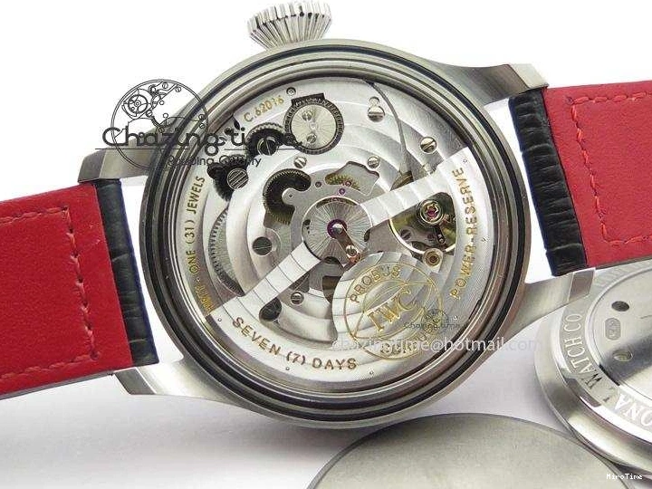 MIROTIME 0220 RelaxedFit Big Pilot Real PR IW500435 “Muhammad Ali” ZF Best Edition On Black Leather Strap A 7295